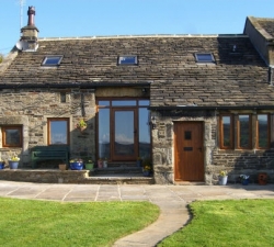 A glass barn door & windows set in a solid wood frame. Both standard and mullion windows compliment the barn door.