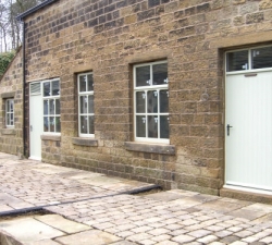 Solid Wood Hand painted Painted Windows from previous project