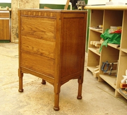 1900's Solid Oak Cabinet