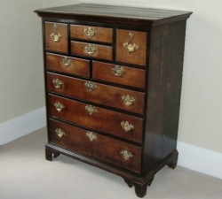 Antique Oak Drawer Unit