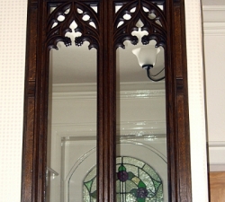 Fretwork Wooden Framed Mirror