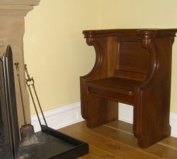 High Backed Wooden Chair