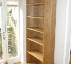 Solid Oak Large Bookcase